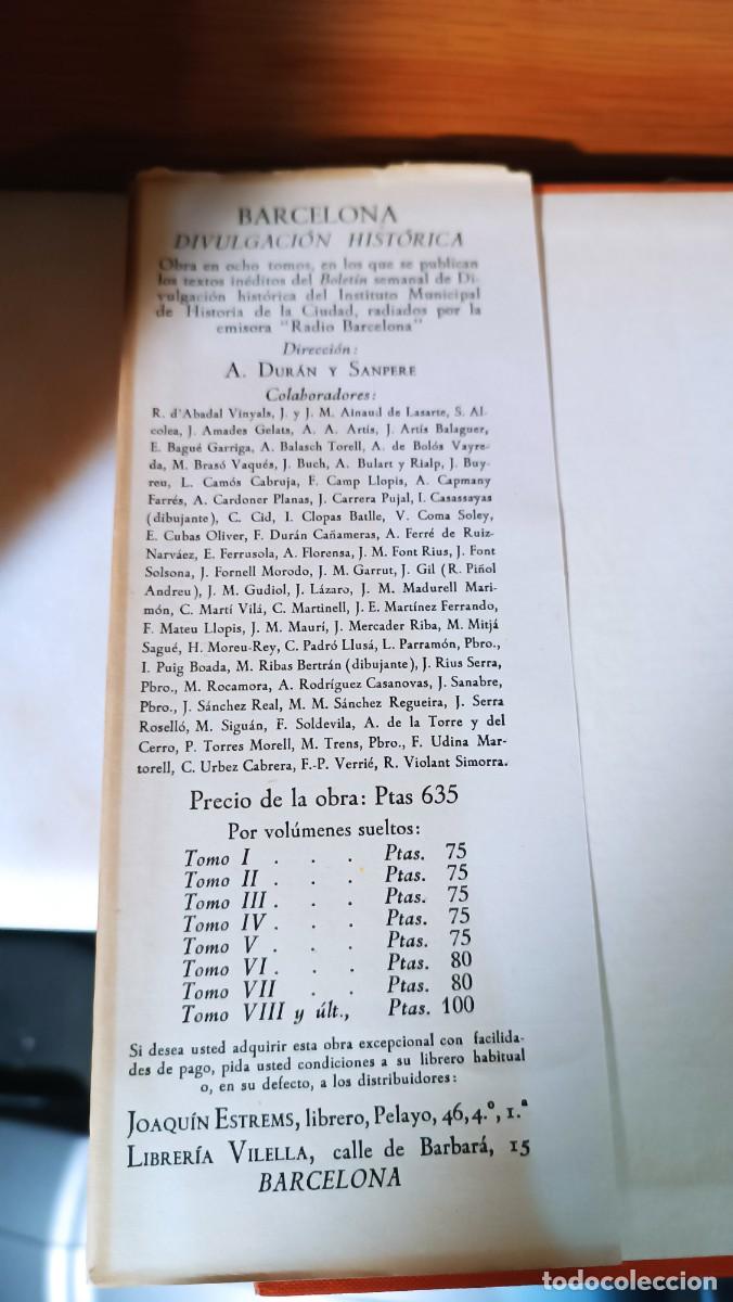 Libros de segunda mano: Divulgaci&oacute;n historica de barcelona - Foto 2