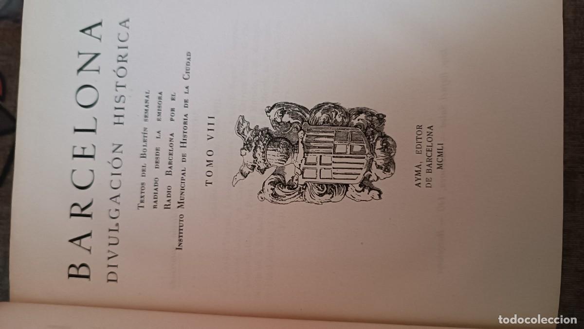Libros de segunda mano: Divulgaci&oacute;n historica de barcelona - Foto 3