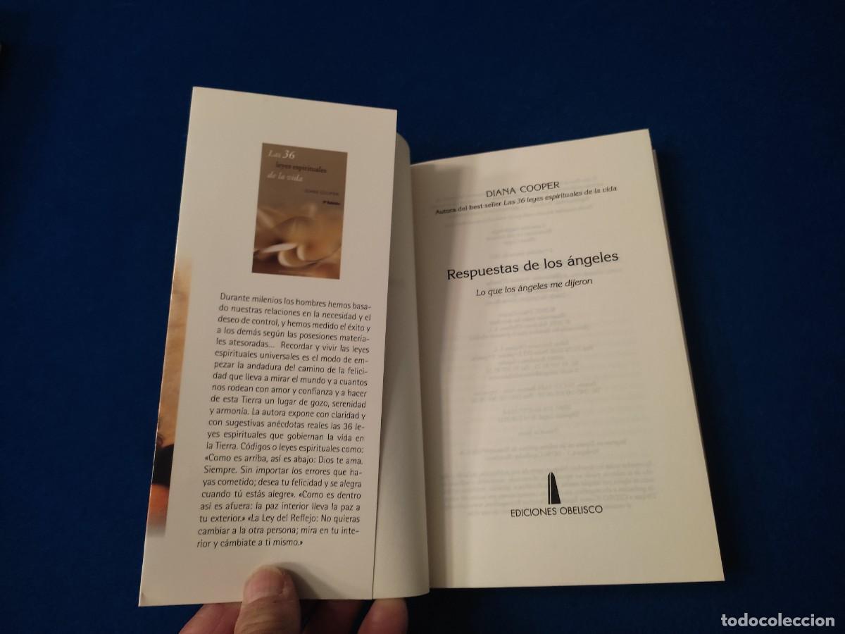 Libros de segunda mano: Respuestas de los &Aacute;ngeles Diana Cooper Ed. Obelisco 2011 - Foto 4