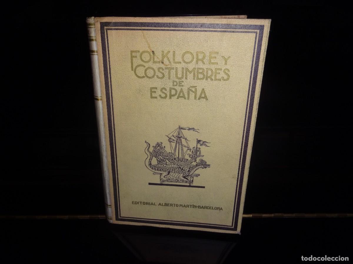 Libros de segunda mano: Folklore y costumbres de Espa&ntilde;a tomo 2 - Foto 1
