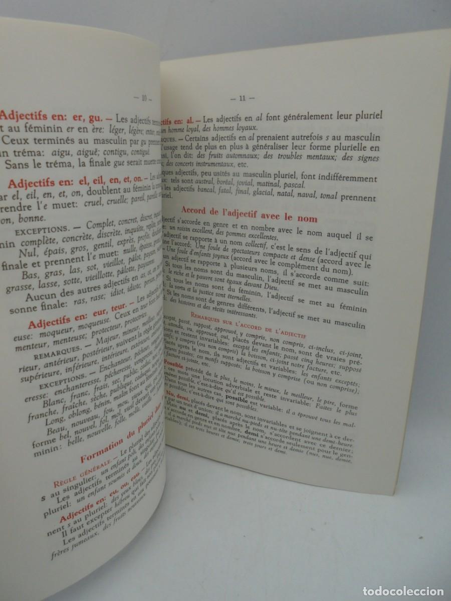Libros de segunda mano: A. PERRIER. SINTESIS DE GRAMATICA FRANCESA. 1983. PAGS : 64. - Foto 3