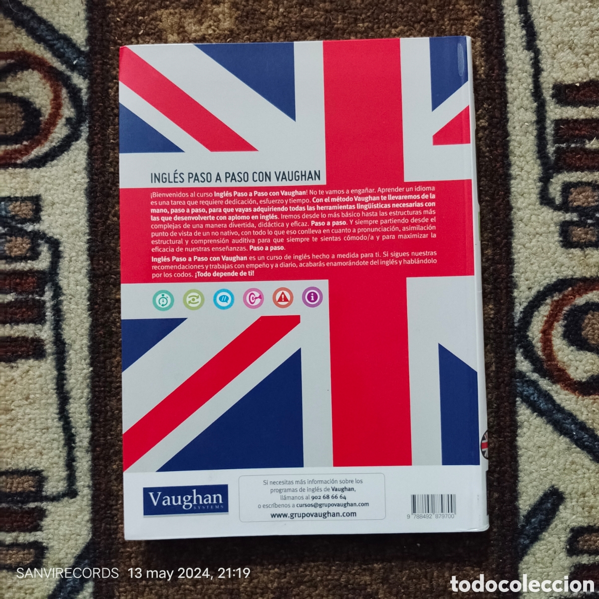 Libros de segunda mano: INGL&Eacute;S PASO A PASO CON VAUGHAN, EL INGL&Eacute;S EFICAZ 01 (VAUGHAN) - Foto 2