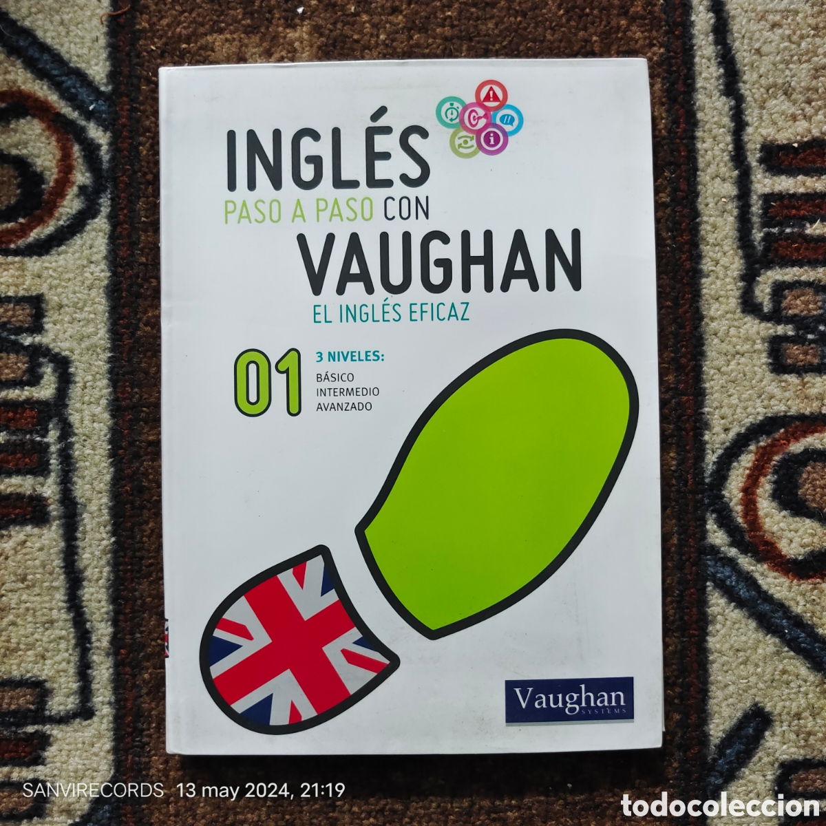 Libros de segunda mano: INGL&Eacute;S PASO A PASO CON VAUGHAN, EL INGL&Eacute;S EFICAZ 01 (VAUGHAN) - Foto 1