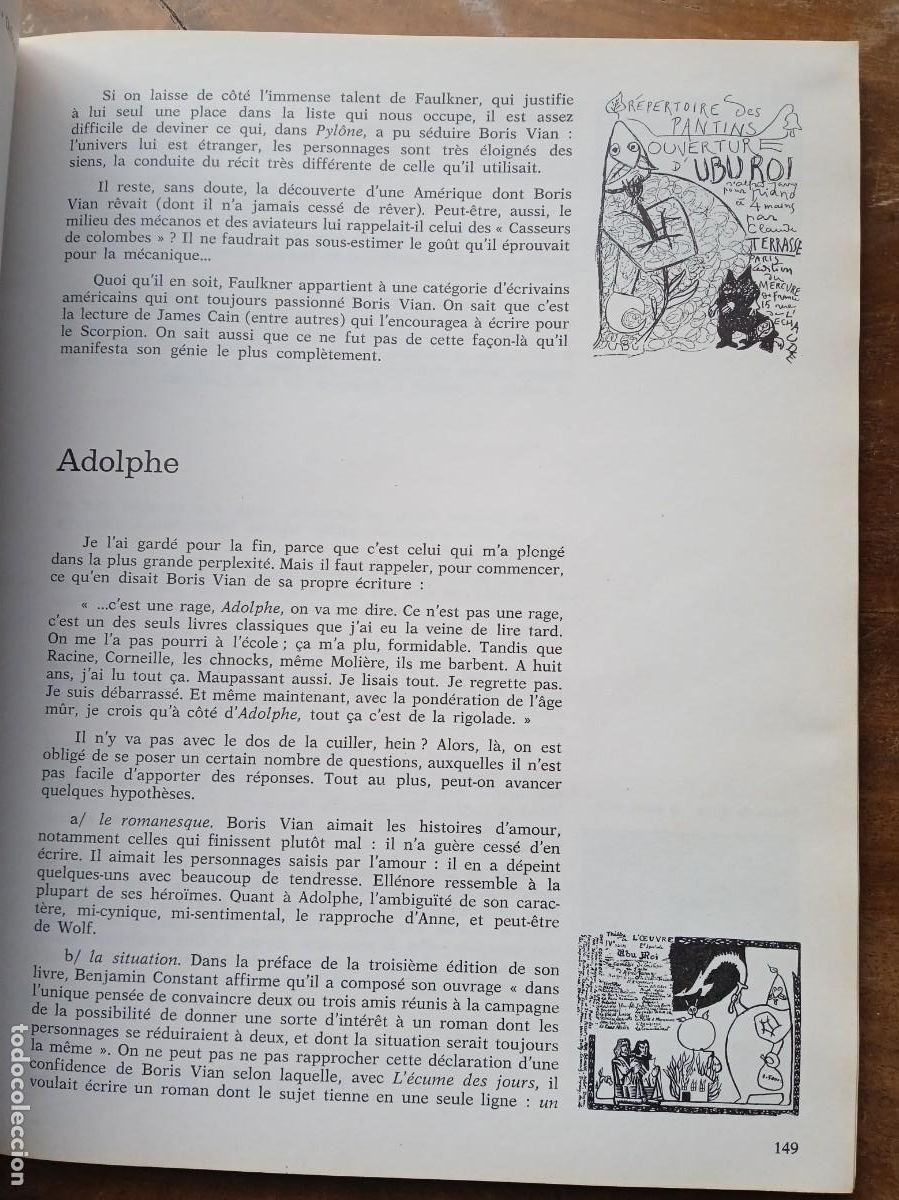 Libros de segunda mano: Boris Vian Obliques - Foto 7