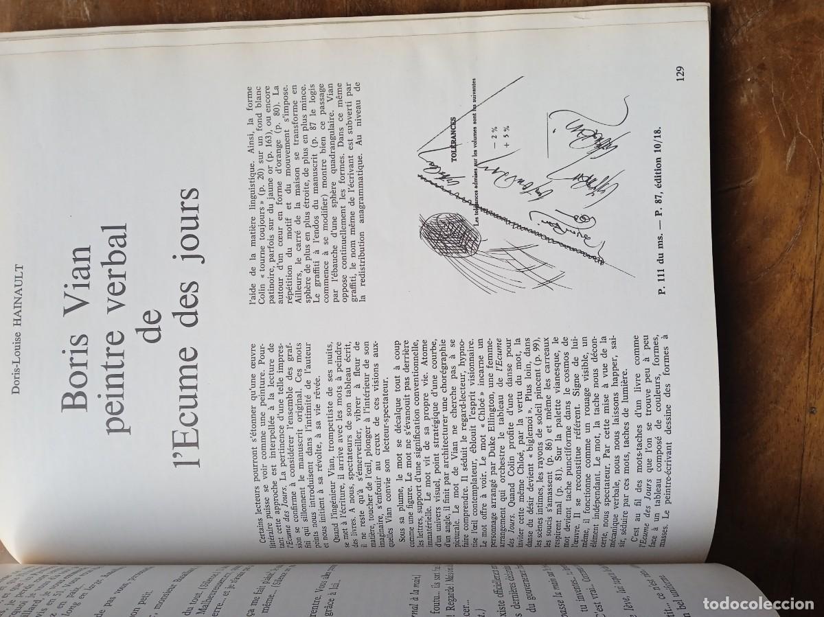 Libros de segunda mano: Boris Vian Obliques - Foto 12