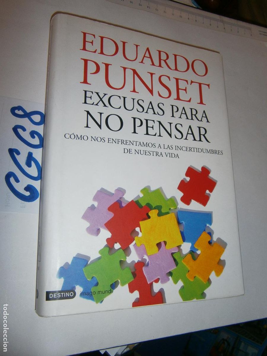Libros de segunda mano: EXCUSAS PARA NO PENSAR - PUNSET - Foto 1