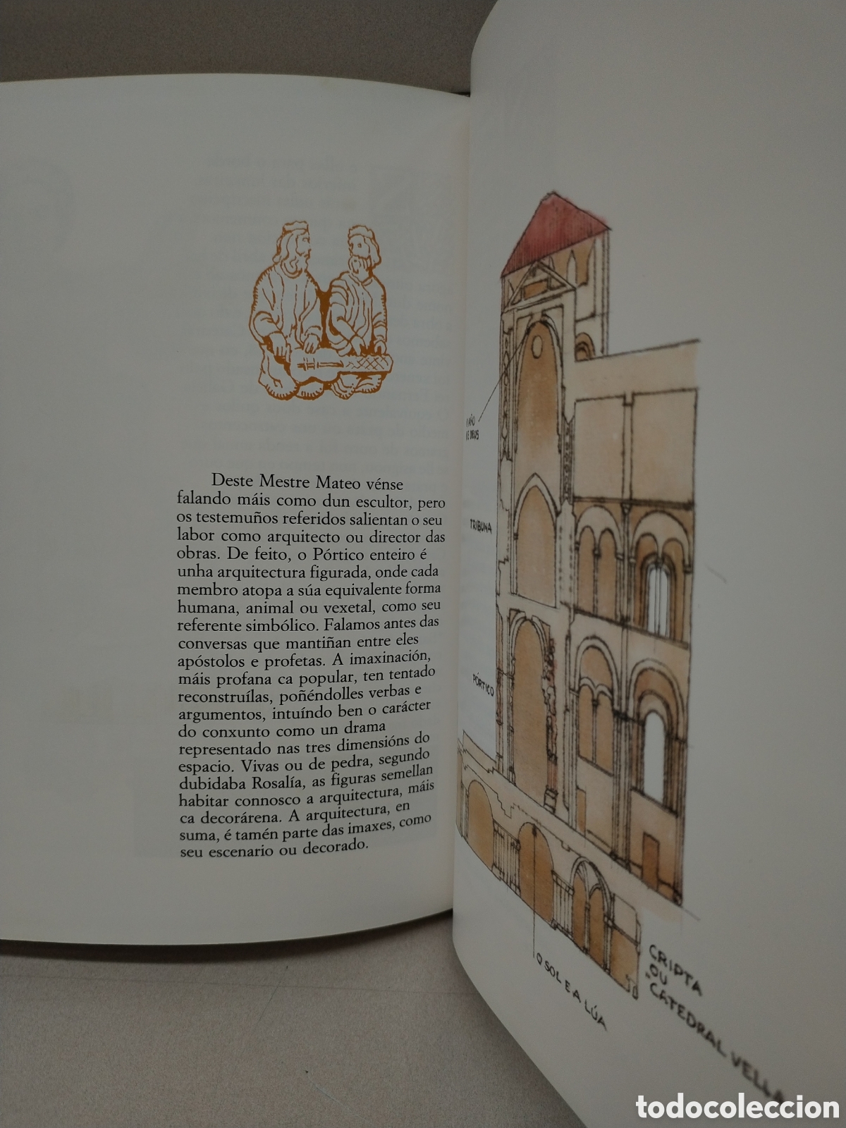 Libros de segunda mano: Portico da Gloria contado a mozos e nenos. - MORALEJO - Foto 2