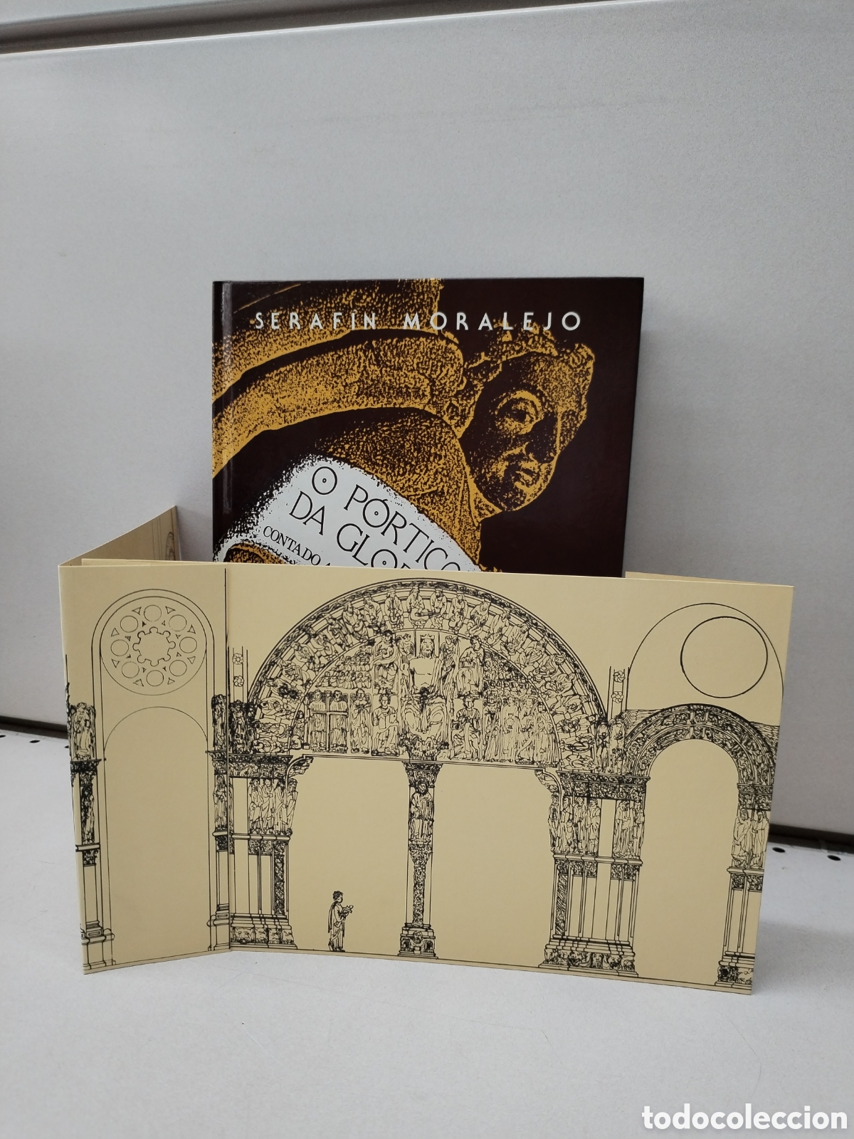 Libros de segunda mano: Portico da Gloria contado a mozos e nenos. - MORALEJO - Foto 3