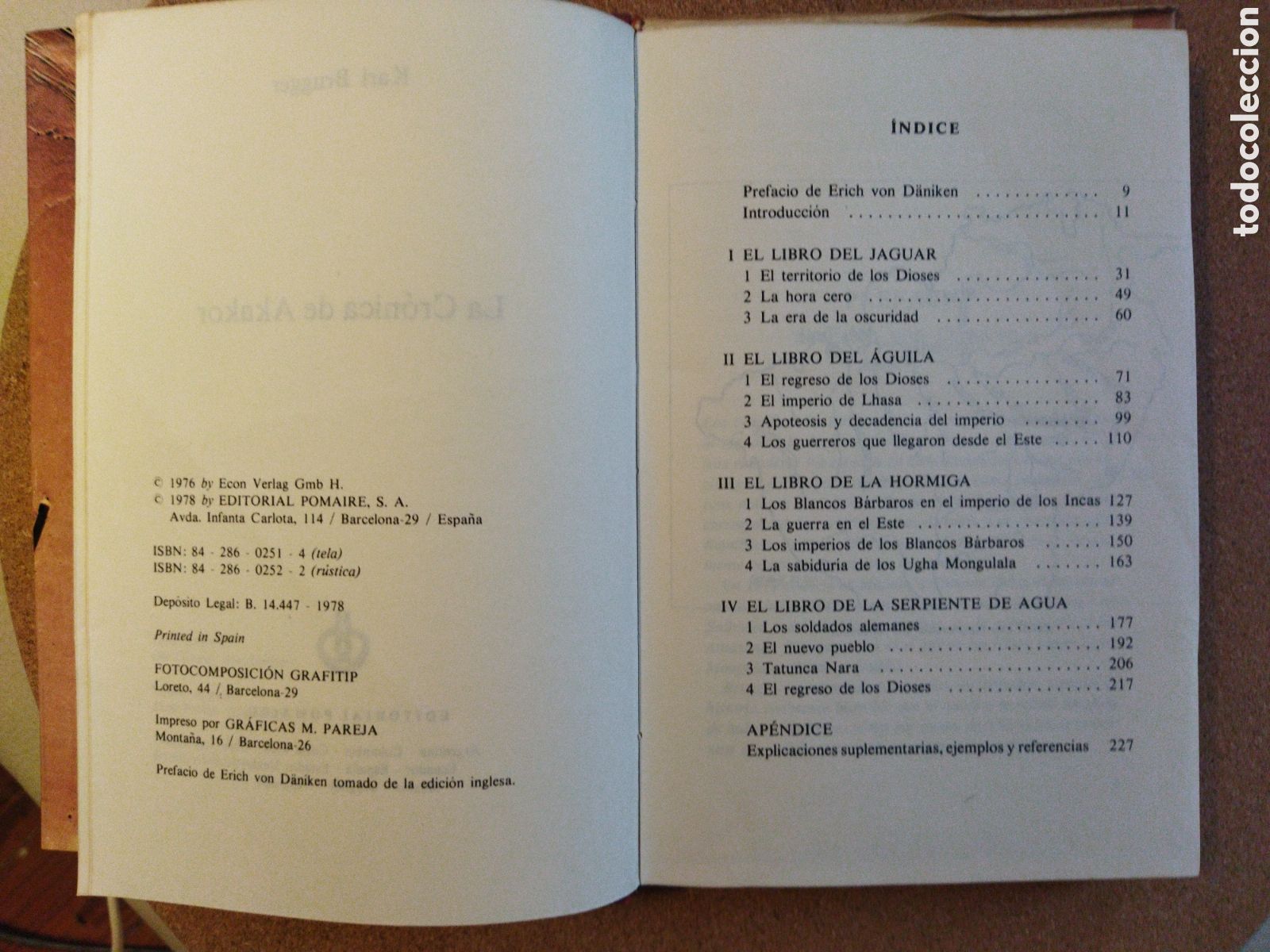 Libros de segunda mano: La cr&oacute;nica de Akakor / Brugger, karl - Foto 3