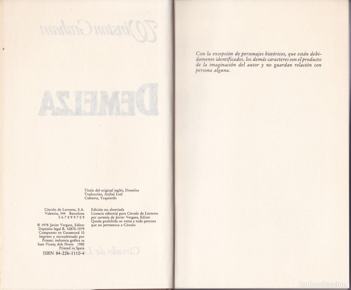 Libros de segunda mano: Demelza. Winston Graham, Tomo II. - Foto 3