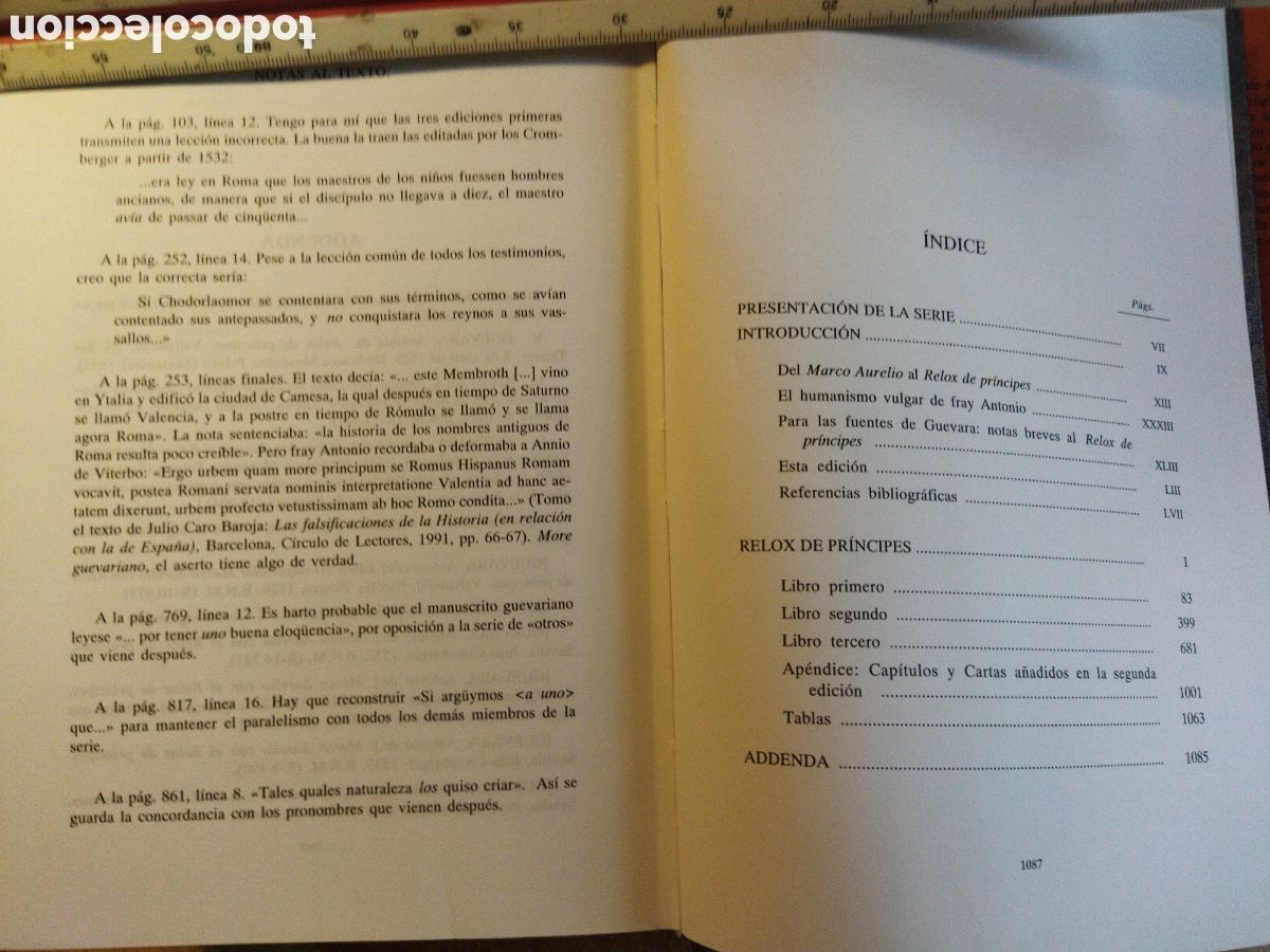 Libros de segunda mano: Relox de principes / Guevara, Antonio de Fr. - Foto 3