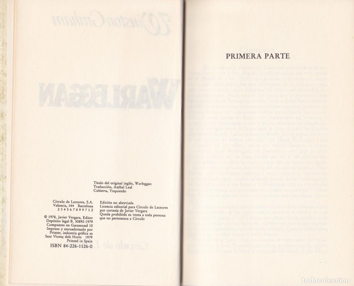 Libros de segunda mano: Warlegga. Winston Graham, Tomo IV. - Foto 3