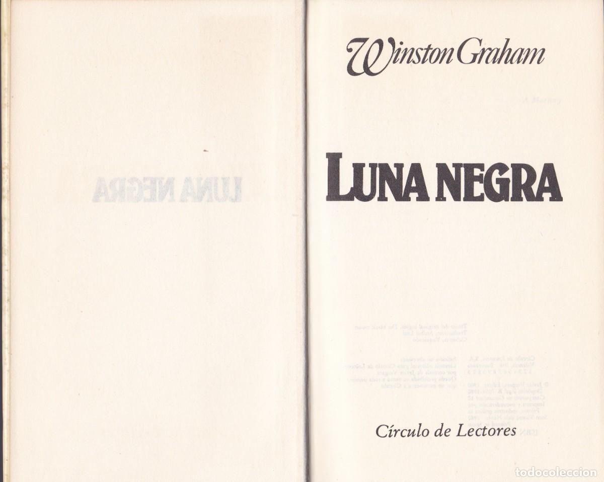 Libros de segunda mano: Luna Negra. Winston Graham, Tomo V. - Foto 2