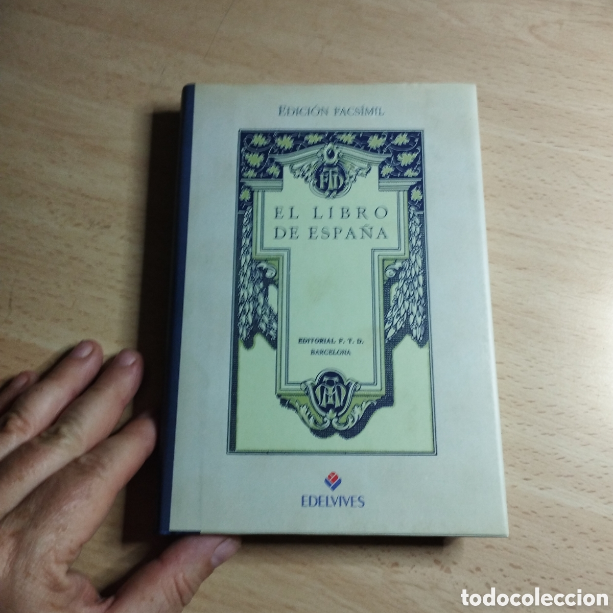 Libros de segunda mano: El libro de Espa&ntilde;a. Edici&oacute;n Facs&iacute;mil. 1998. Edelvives - Foto 1