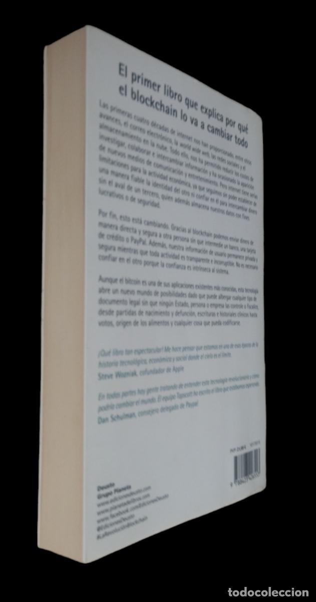 Libros de segunda mano: LA REVOLUCI&Oacute;N BLOCKCHAIN / DON TAPSCOTT - ALEX TAPSCOTT. - Foto 2