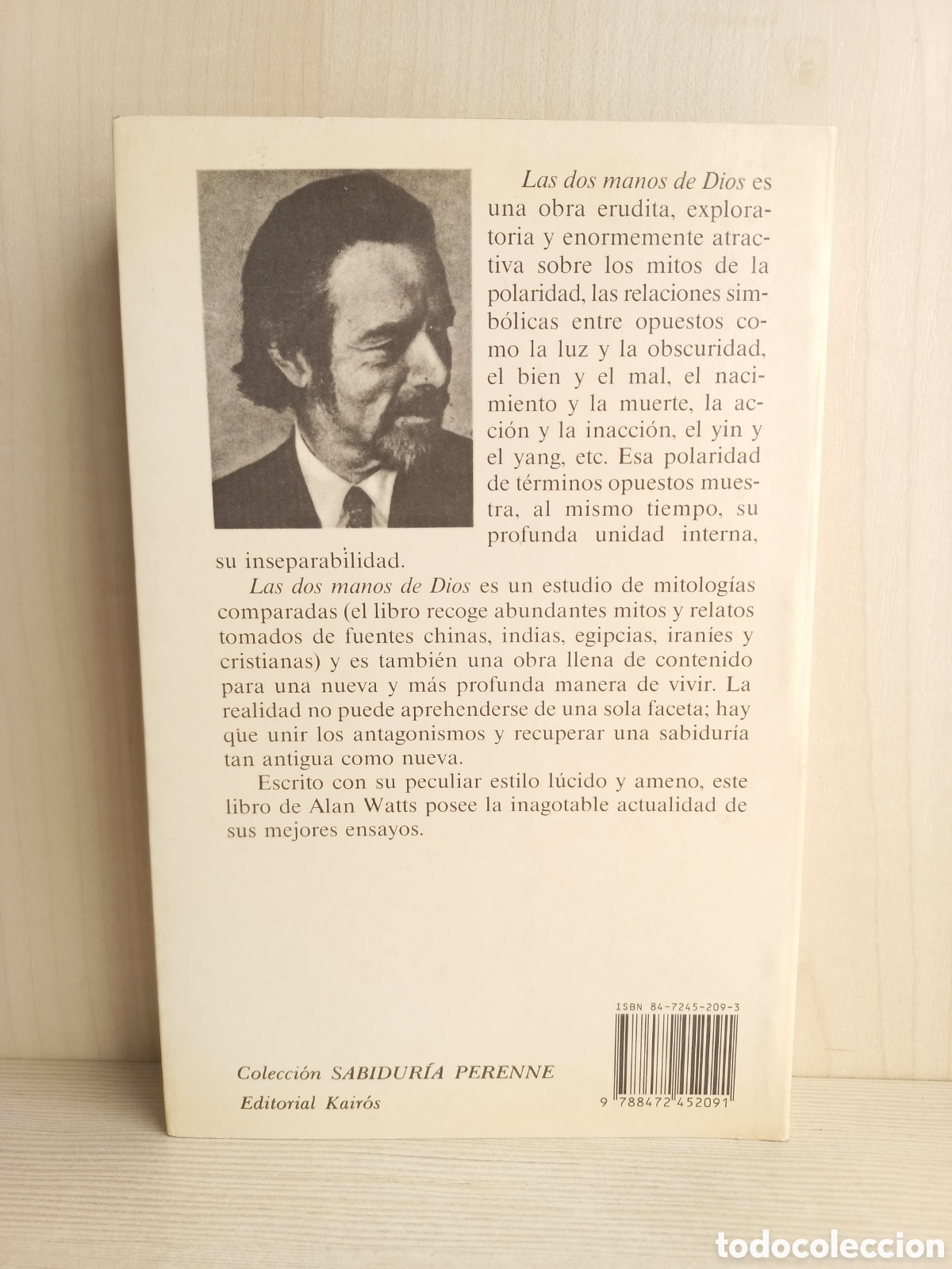 Libros de segunda mano: Las dos manos de Dios. Alan Watts. Kair&oacute;s, 1990. - Foto 3
