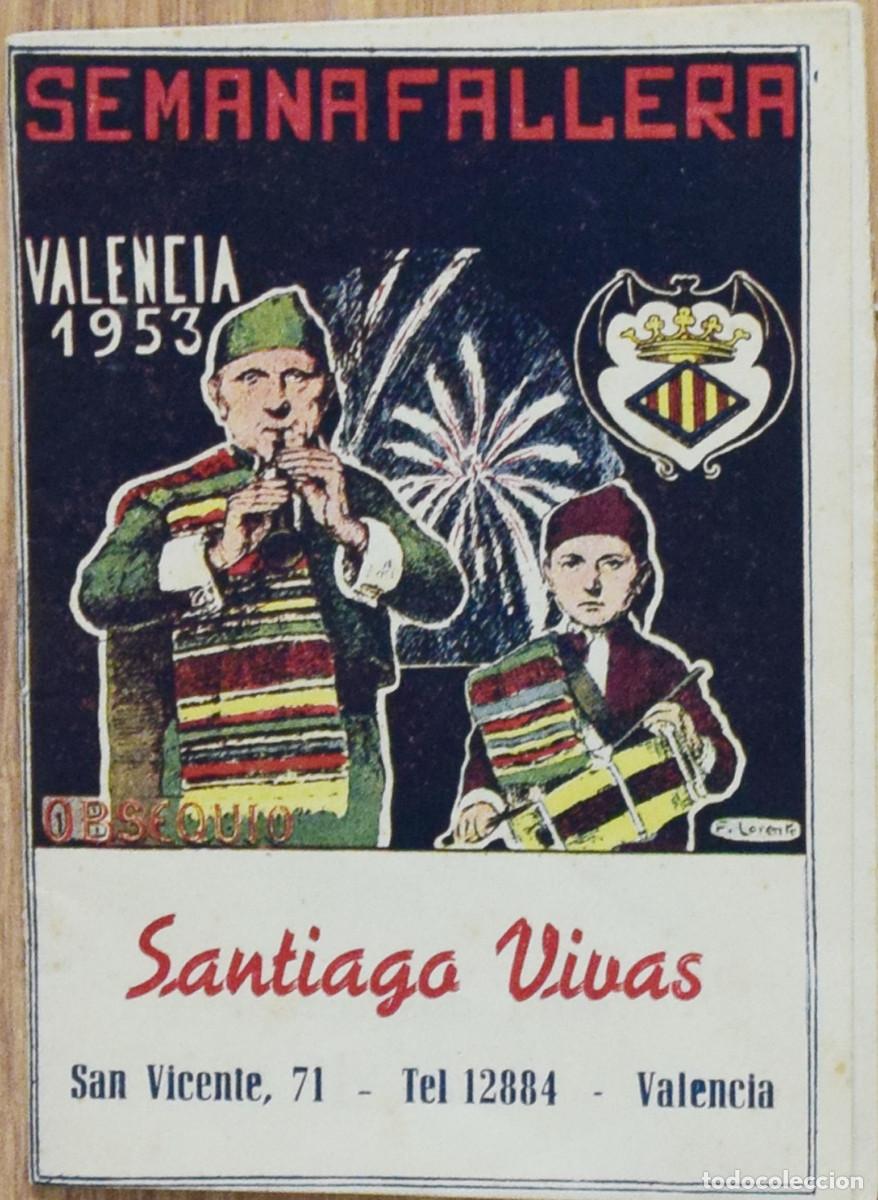 Libros de segunda mano: SEMANA FALLERA. VALENCIA 1953 - Foto 1