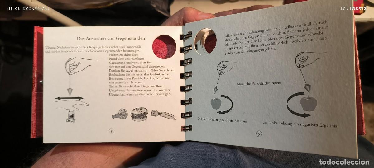 Libros de segunda mano: EL PENDULO DEL SET - PENDEL SET LIBRO EN ALEMAN CON PENDULO DE BRONCE - Foto 6
