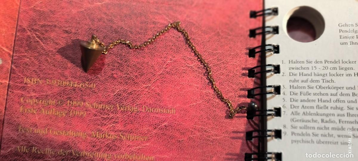 Libros de segunda mano: EL PENDULO DEL SET - PENDEL SET LIBRO EN ALEMAN CON PENDULO DE BRONCE - Foto 9