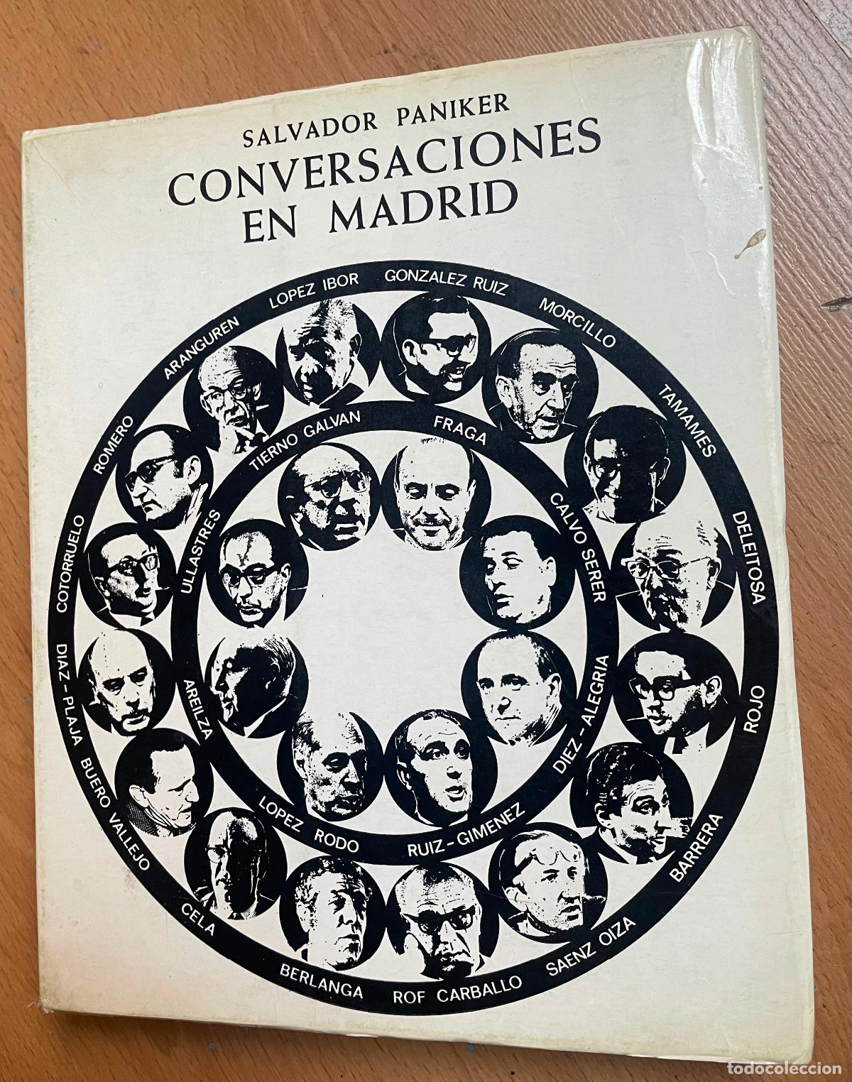 Libros de segunda mano: CONVERSACIONES EN MADRID Salvador Paniker - Foto 1