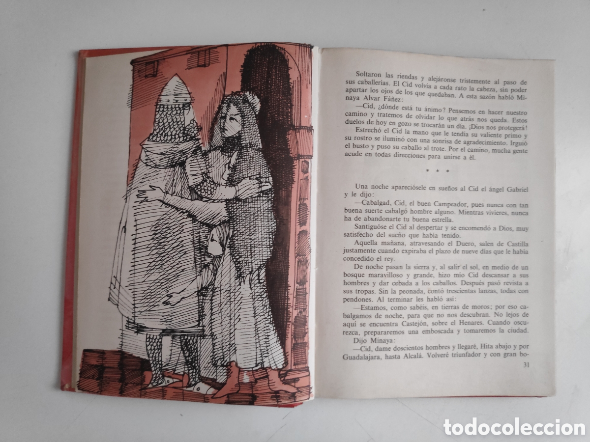 Libros de segunda mano: Libro. Cantar de Mio Cid. Edicion Escolar 1970. Everest - Foto 7