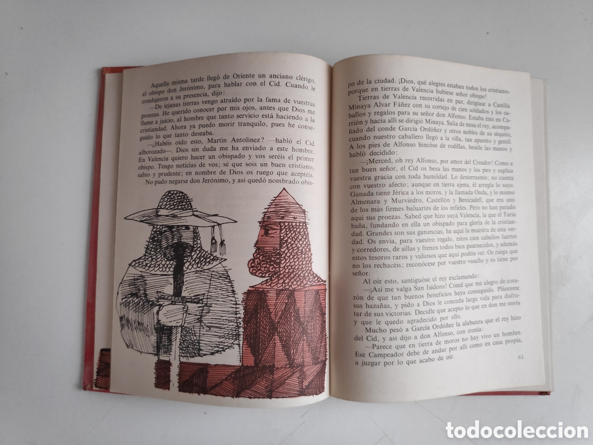 Libros de segunda mano: Libro. Cantar de Mio Cid. Edicion Escolar 1970. Everest - Foto 8