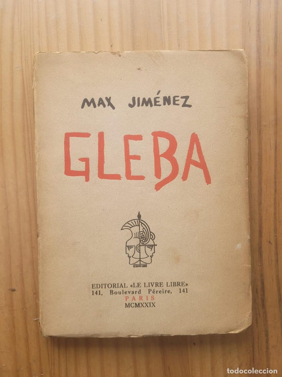 Libros de segunda mano: Jim&eacute;nez, Max - Gleba (1929) - Foto 1