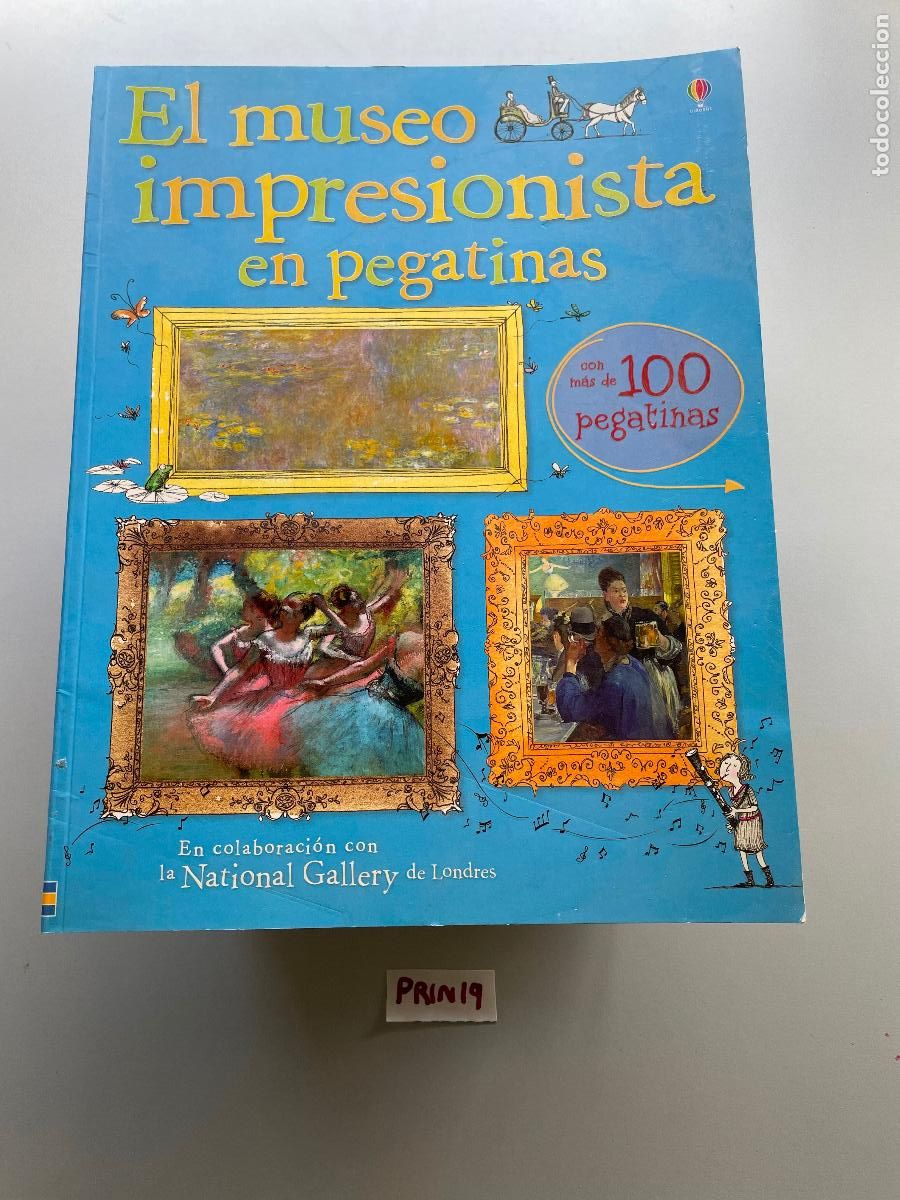 Libros de segunda mano: El museo impresionista en pegatinas - Foto 1