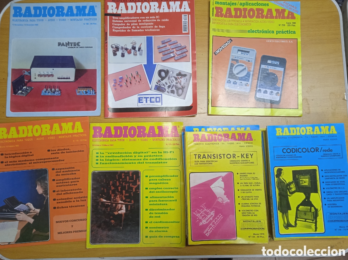 Libros de segunda mano: Lote de 31 revistas Radiorama