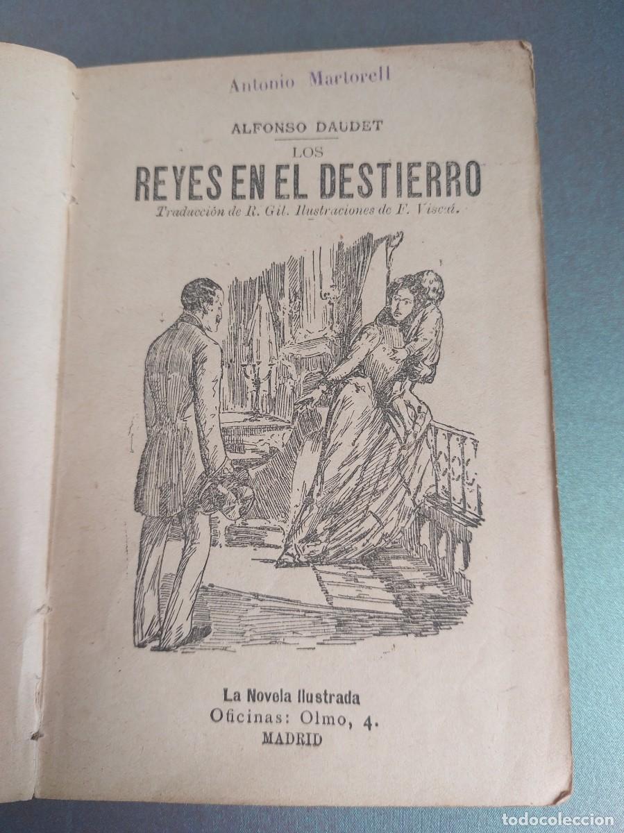 Libros de segunda mano: Los reyes en el destierro - Alfonso Daudet - La novela ilustrada - Foto 2