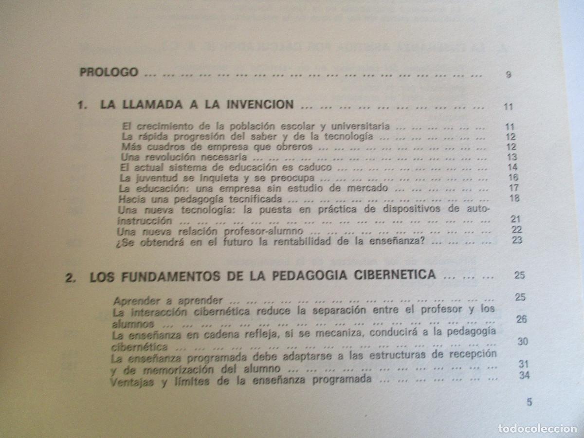 Libros de segunda mano: FRANCIS AUDOUIN Cibern&eacute;tica y ense&ntilde;anza W27165 - Foto 2
