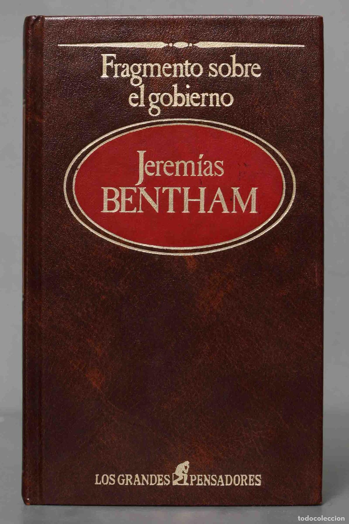 Libros de segunda mano: FRAGMENTO SOBRE EL GOBIERNO. BENTHAM - Foto 1