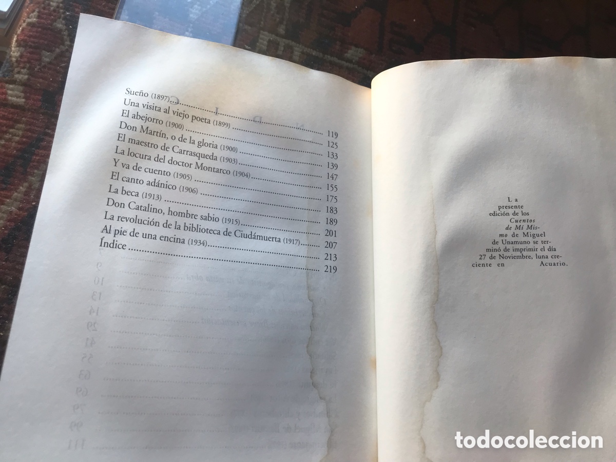 Libros de segunda mano: Cuentos de m&iacute; mismo. Miguel de Unamuno - Foto 4