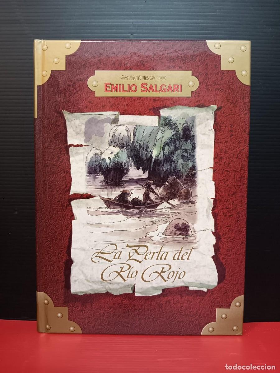 Libros de segunda mano: libro la perla del rio rojo serie aventuras de emilio salgari - Foto 1