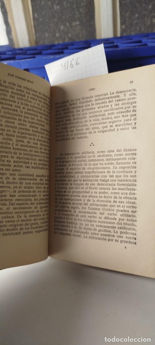 Libros de segunda mano: ARIEL. JOS&Eacute; ENRIQUE ROD&Oacute; - Foto 3