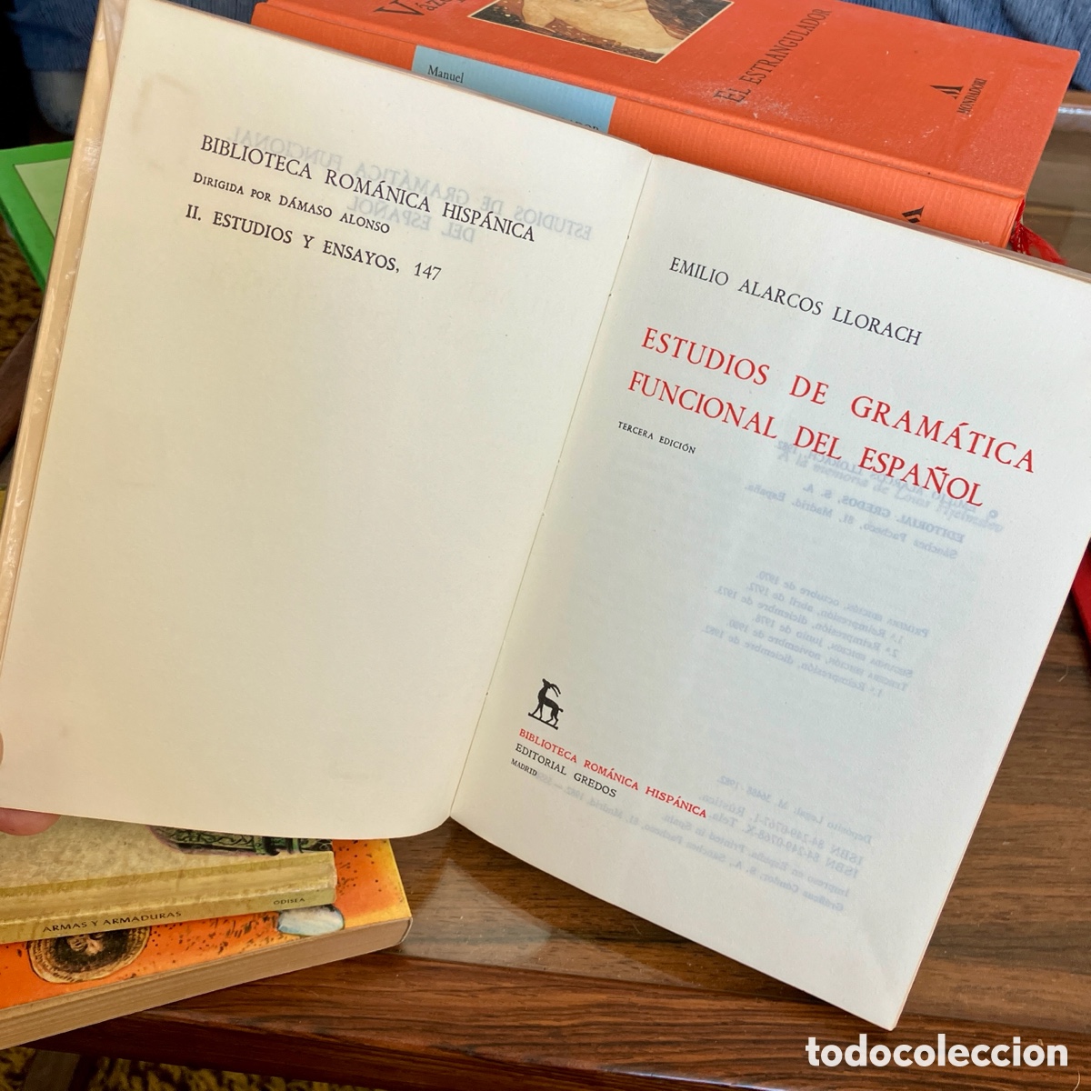 Libros de segunda mano: Estudios de Gram&aacute;tica Funcional del Espa&ntilde;ol. Alarcos Llorach - Foto 3