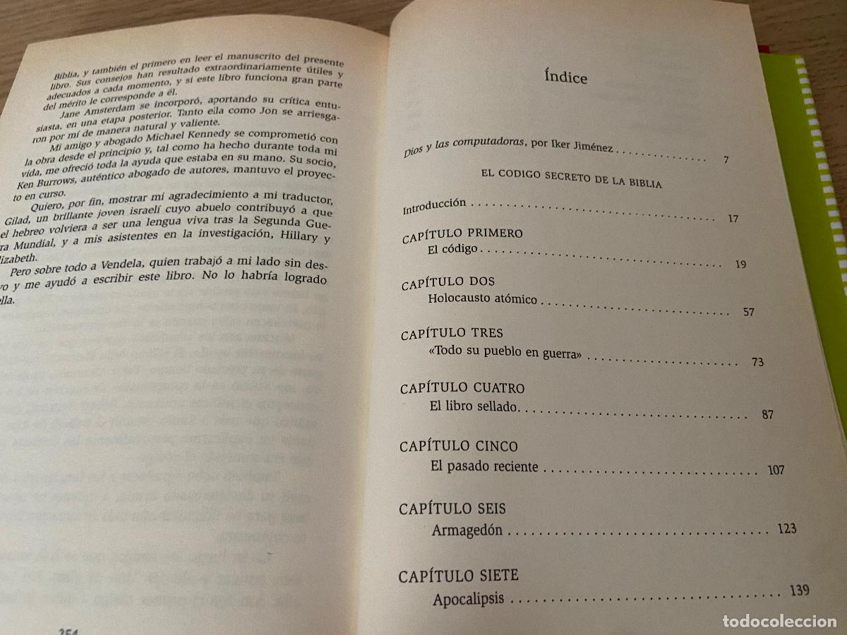 Libros de segunda mano: MICHAEL DROSNIN - EL CODIGO SECRETO DE LA BIBLIA - CIRCULO DE LECTORES - Foto 5