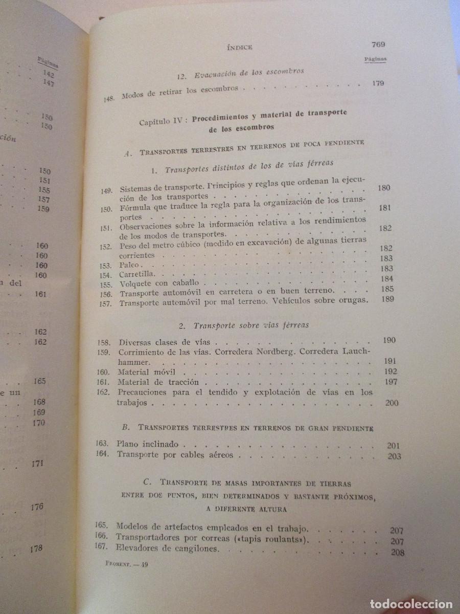 Libros de segunda mano: G. FROMET Obras de tierra W27203 - Foto 11