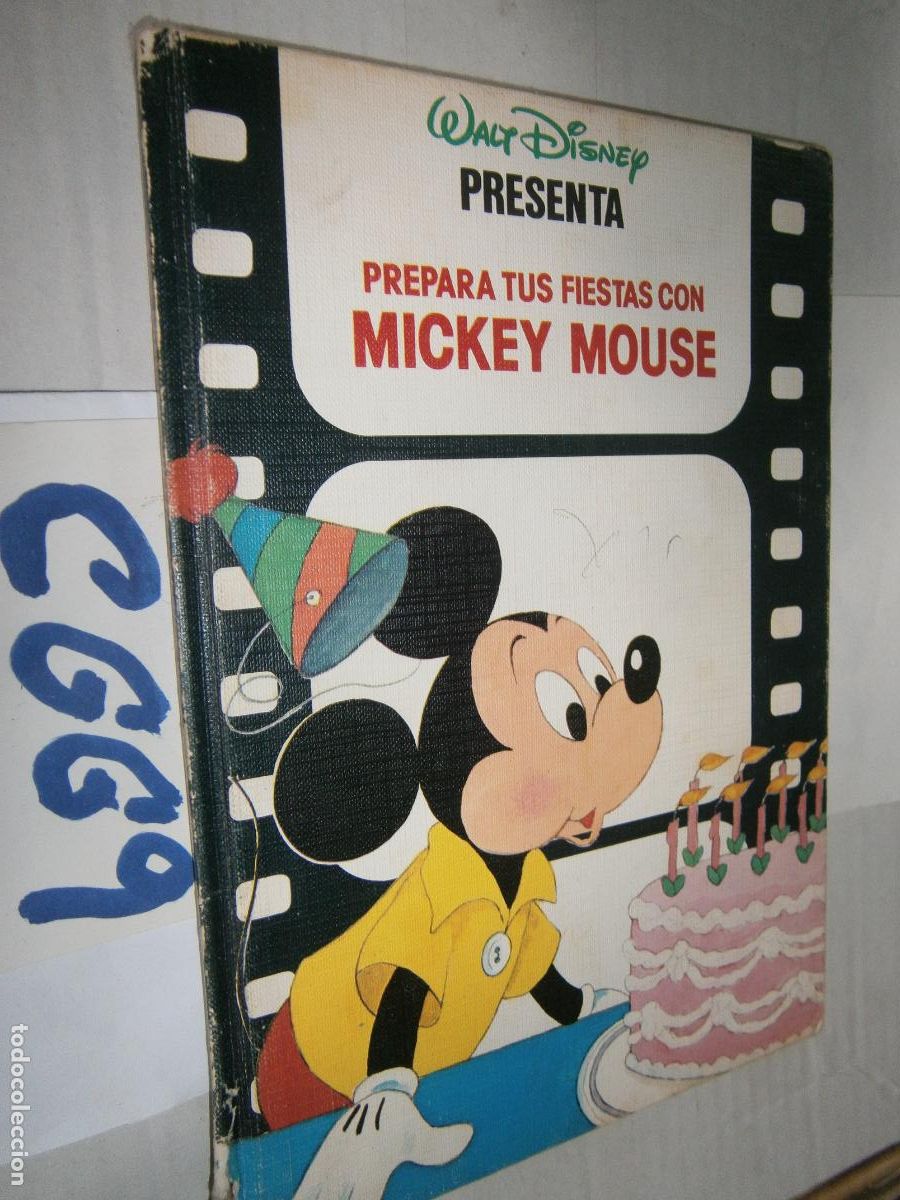 Libros de segunda mano: ANTIGUO LIBRO - PREPARA TUS FIESTAS CON MICKEY MOUSE