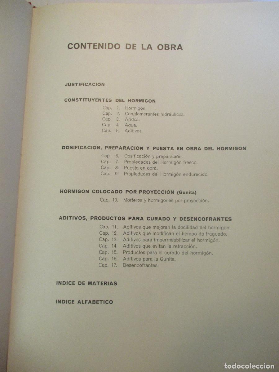 Libros de segunda mano: HORMIG&Oacute;N Y ADITIVOS W27208 - Foto 3