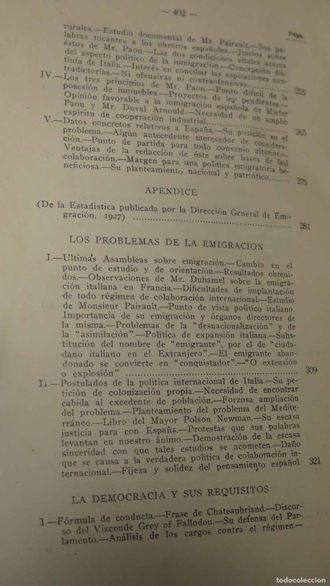 Libros de segunda mano: PROBLEMAS POL&Iacute;TICO-SOCIALES. Vizconde De Eza - Foto 5