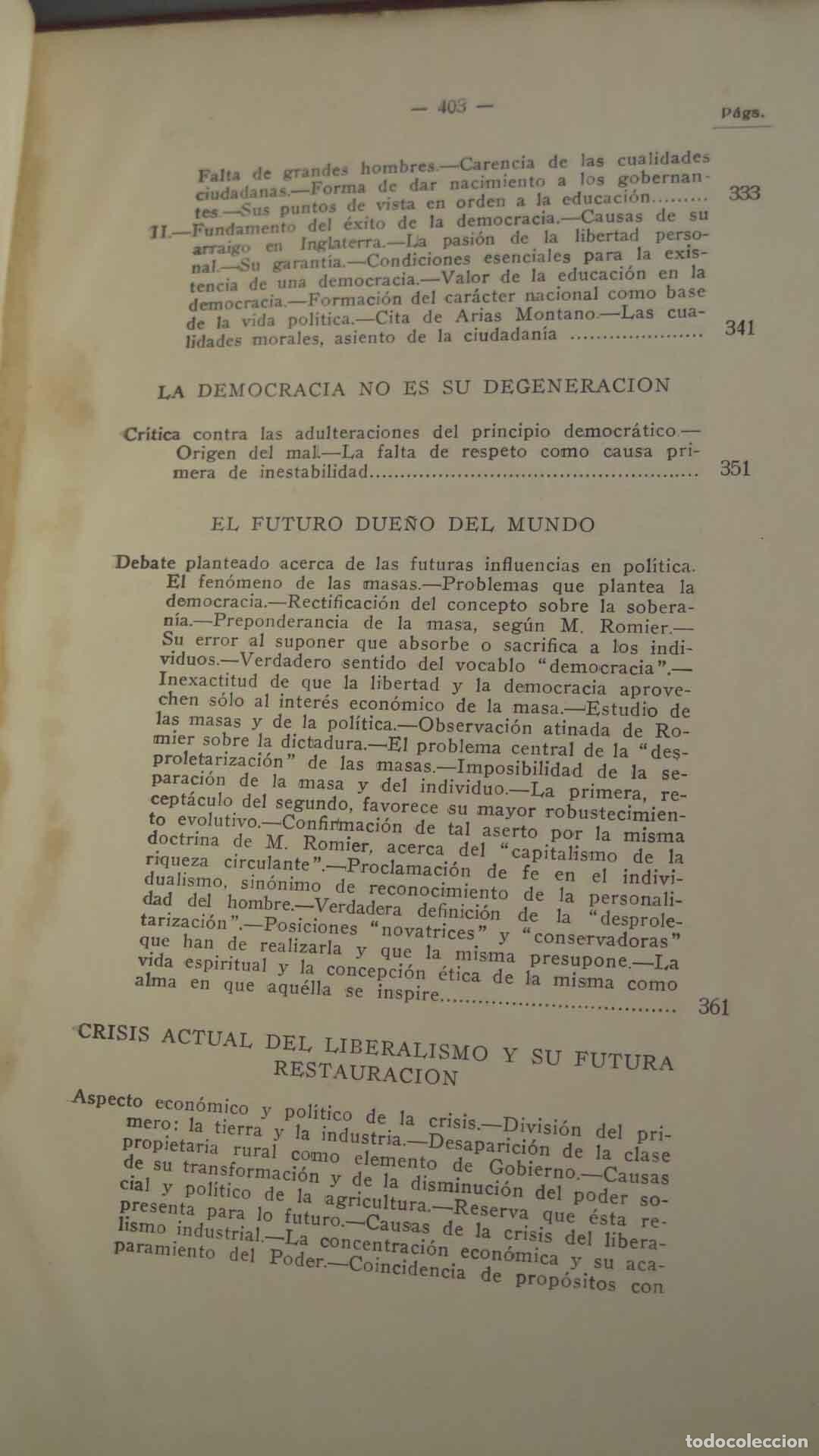 Libros de segunda mano: PROBLEMAS POL&Iacute;TICO-SOCIALES. Vizconde De Eza - Foto 6
