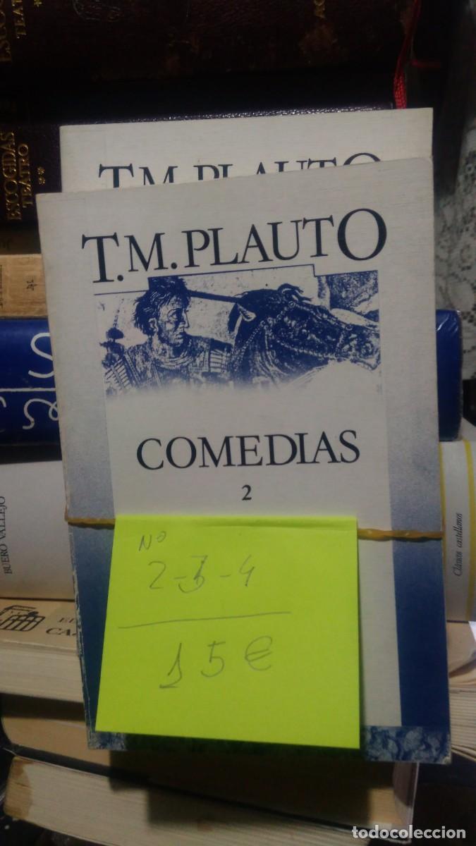 Libros de segunda mano: COMEDIAS 2-3-4, T.M. PLAUTO, ED. HERNANDO - Foto 1