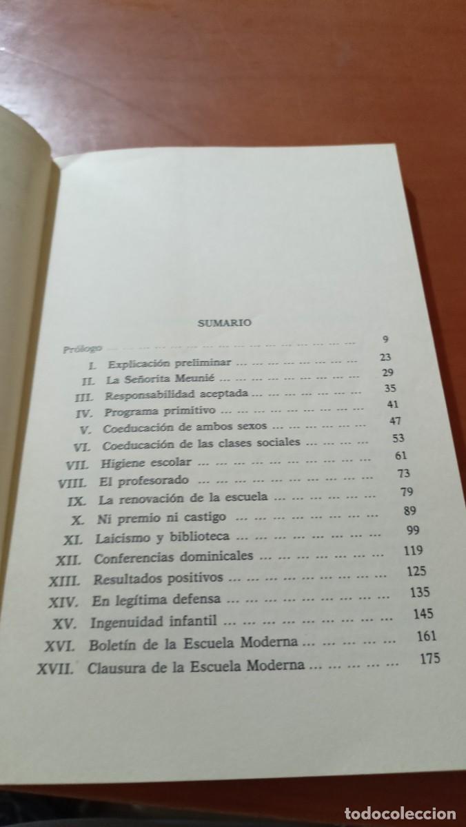 Libros de segunda mano: La escuela moderna - Francisco Ferrer Guardia - Foto 9