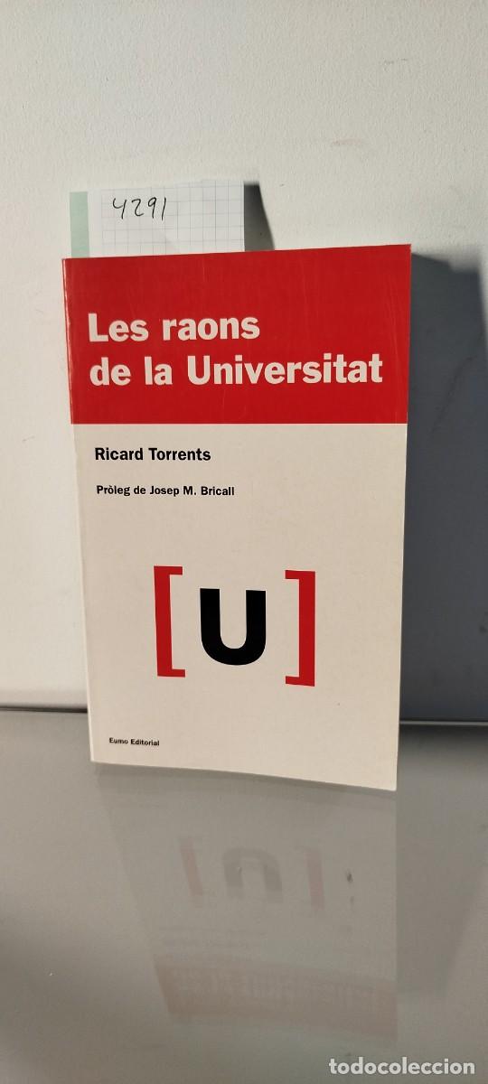 Libros de segunda mano: LES RAONS DE LA UNIVERSITAT - Foto 1