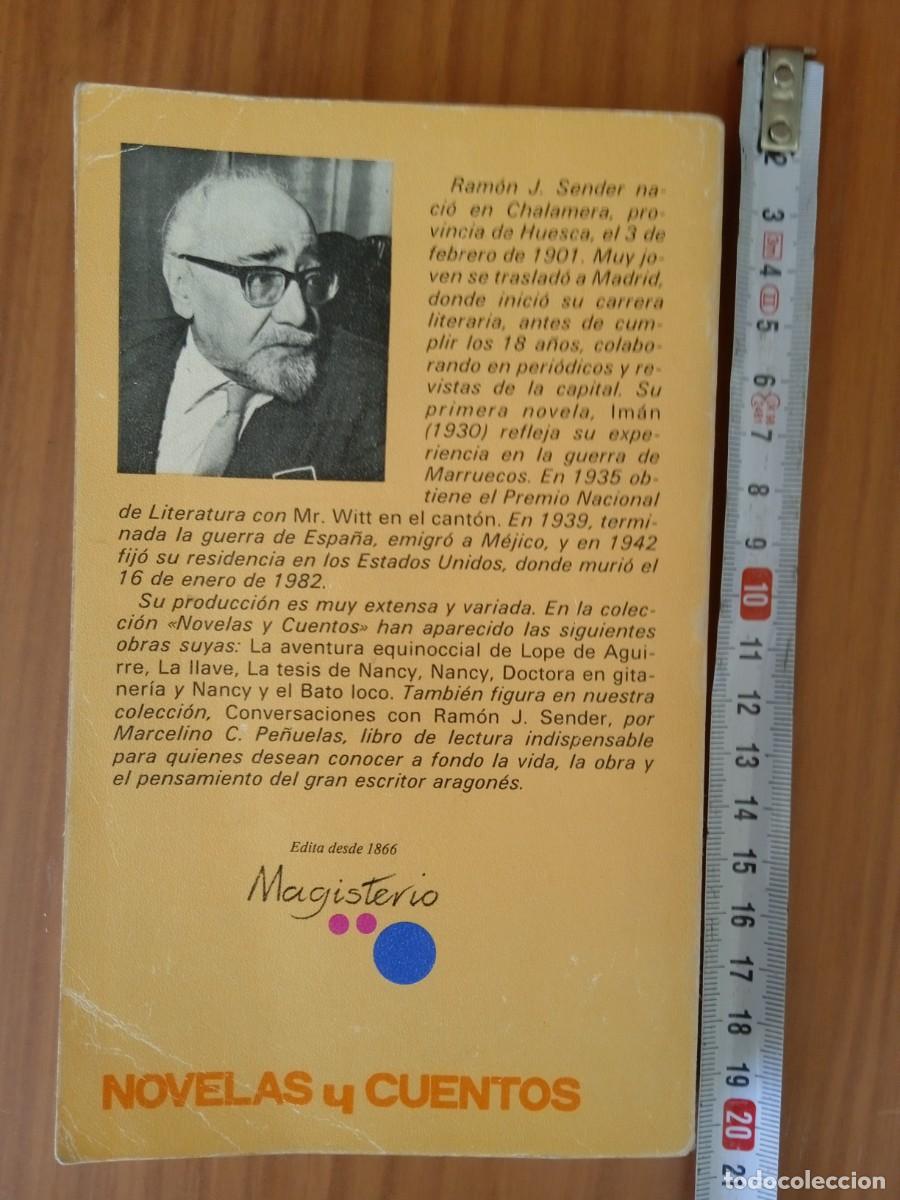 Libros de segunda mano: Novela, la tesis de Nancy, ramon j. Sender, (291) - Foto 3