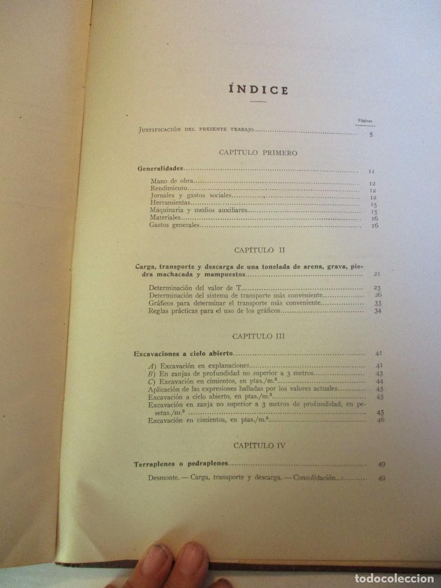 Libros de segunda mano: MANUEL VIDAL PARDAL El coste de las obras W27219 - Foto 2