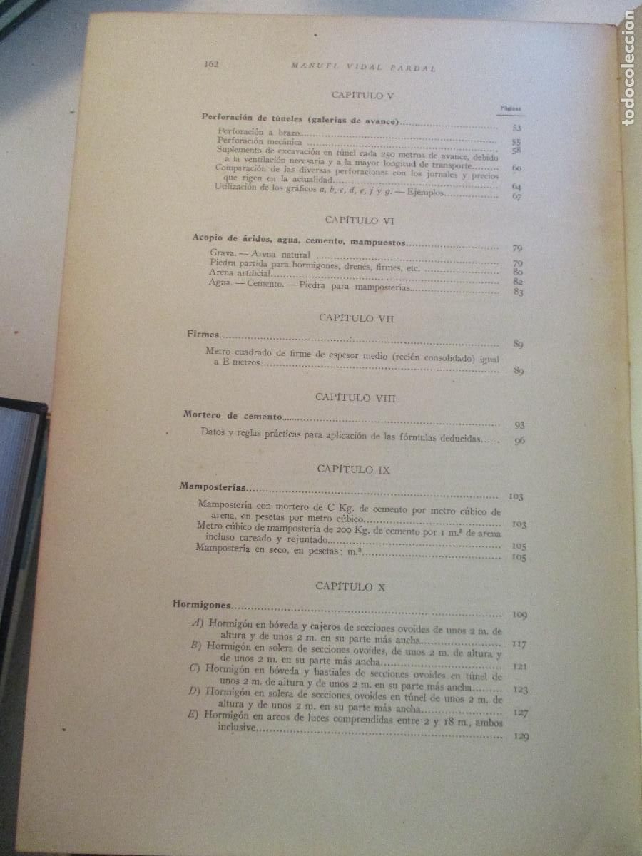 Libros de segunda mano: MANUEL VIDAL PARDAL El coste de las obras W27219 - Foto 3