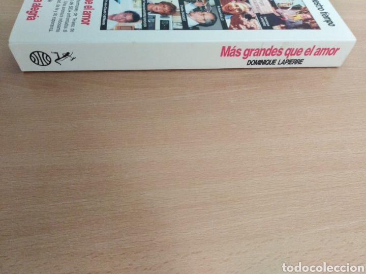 Libros de segunda mano: M&Aacute;S GRANDES QUE EL AMOR. Dominique Lapierre - Foto 3