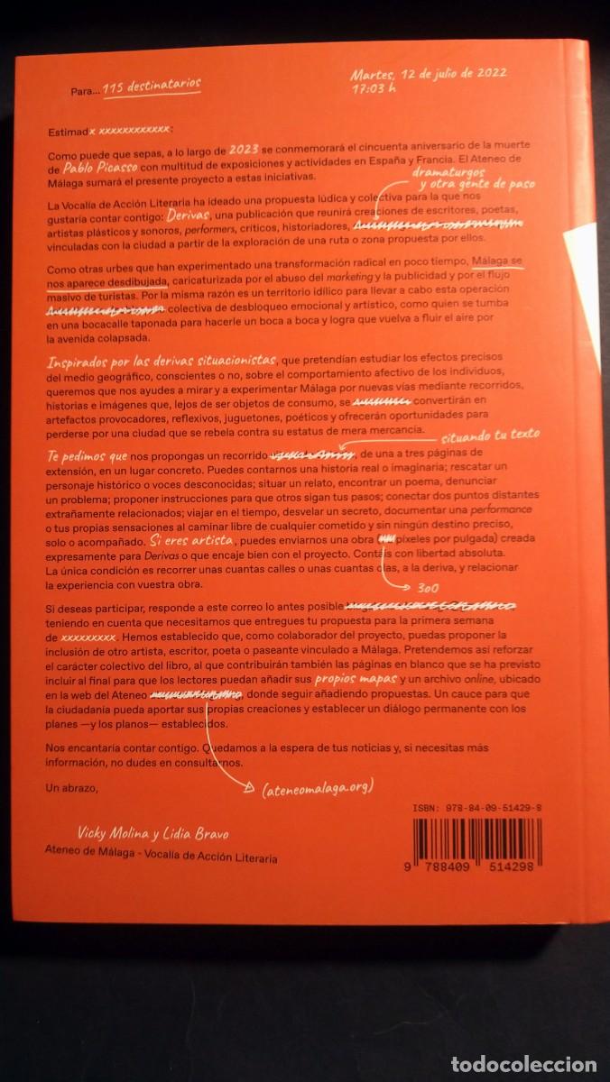 Libros de segunda mano: DERIVAS - VICKY MOLINA Y LIDIA BRAVO - Foto 2
